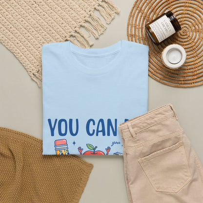"You Can Do Hard Things" Back to  School Tee with Cute Characters