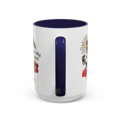 Customizable Accent Coffee Mug — 'Practically Perfect in Every Way'