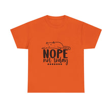 Nope Not Today Cat Tee — Cute Lazy Cat Graphic T‑Shirt