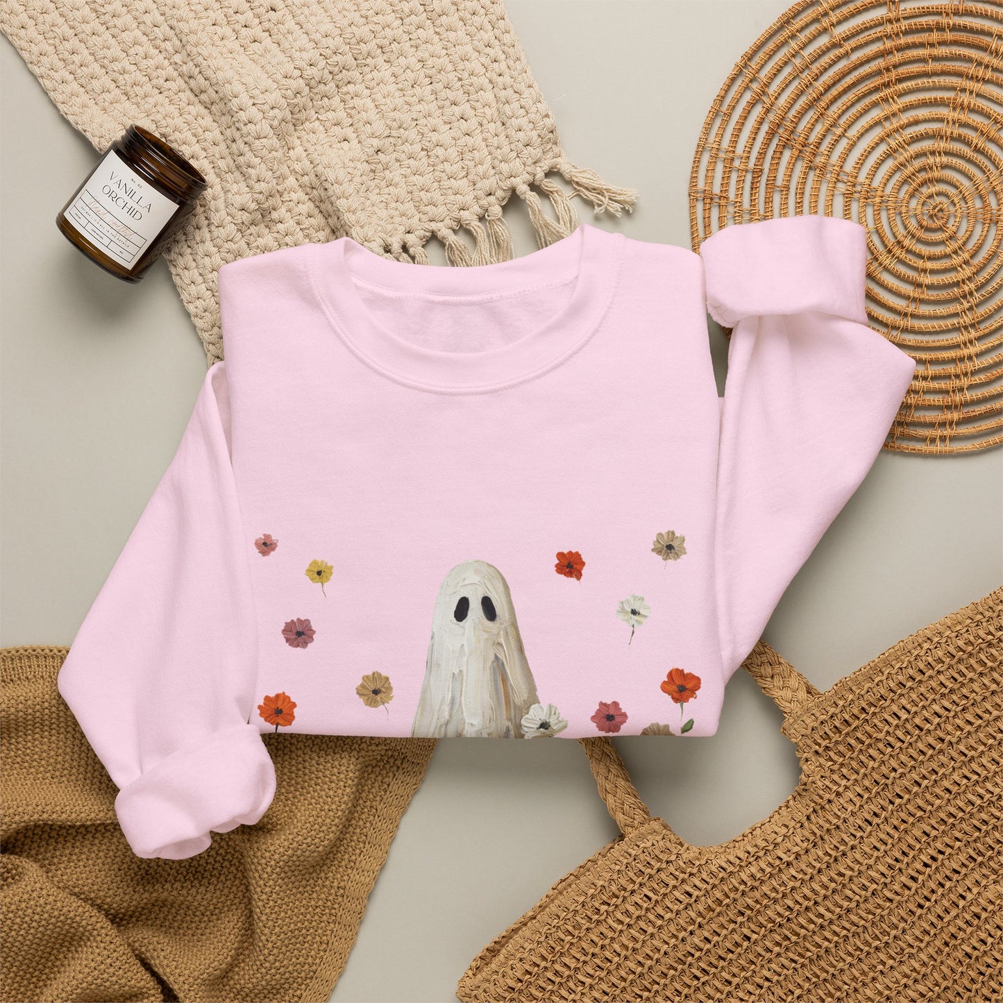 Ghost in Wildflowers Crewneck Sweatshirt