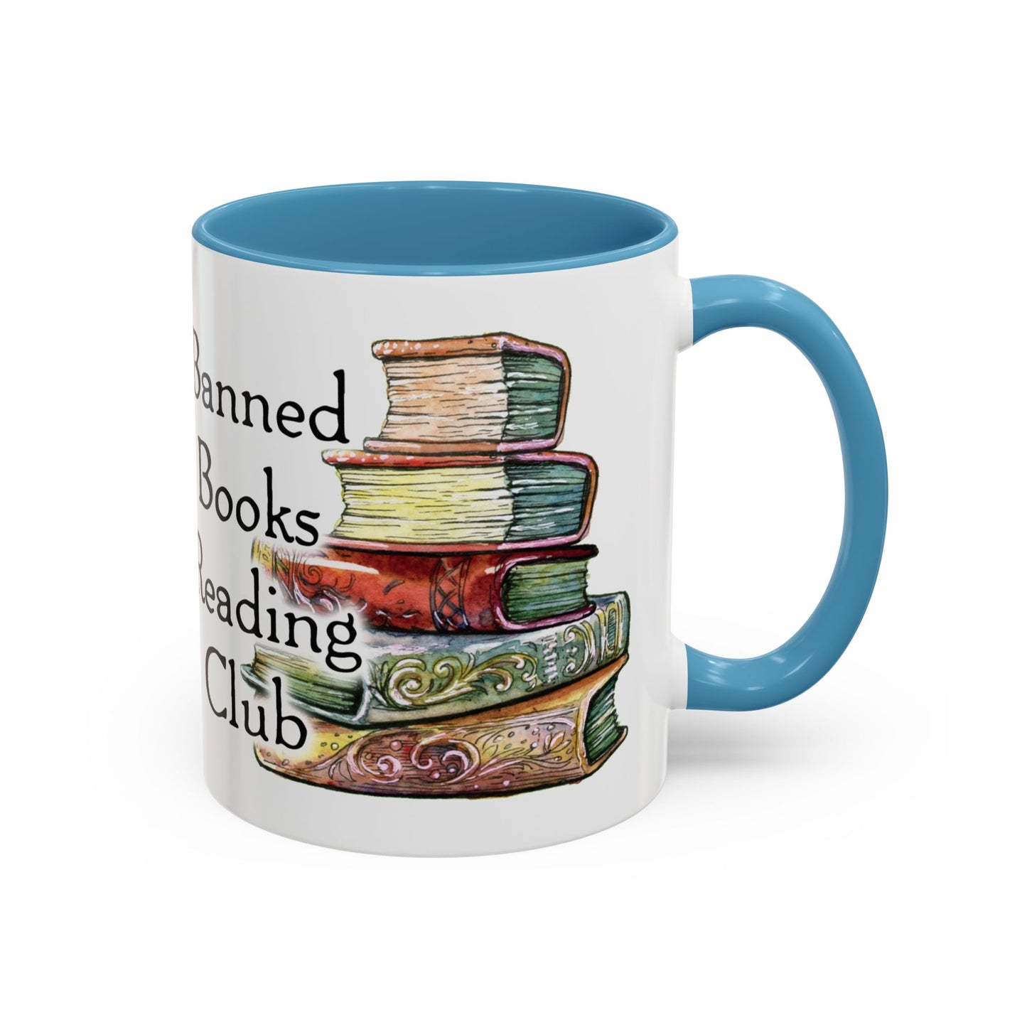 Banned Books Reading Club - Accent Coffee Mug (11, 15oz)