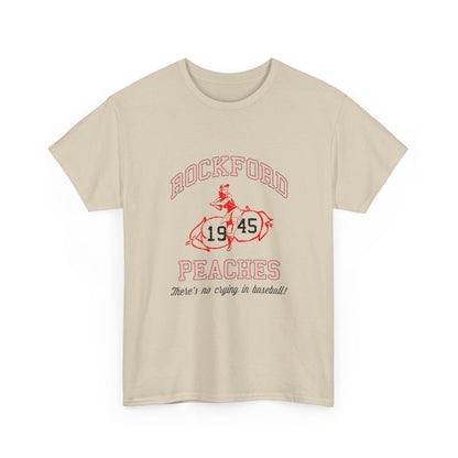 T-Shirt — Peaches 1945 Vintage Softball Retro Graphic Tee