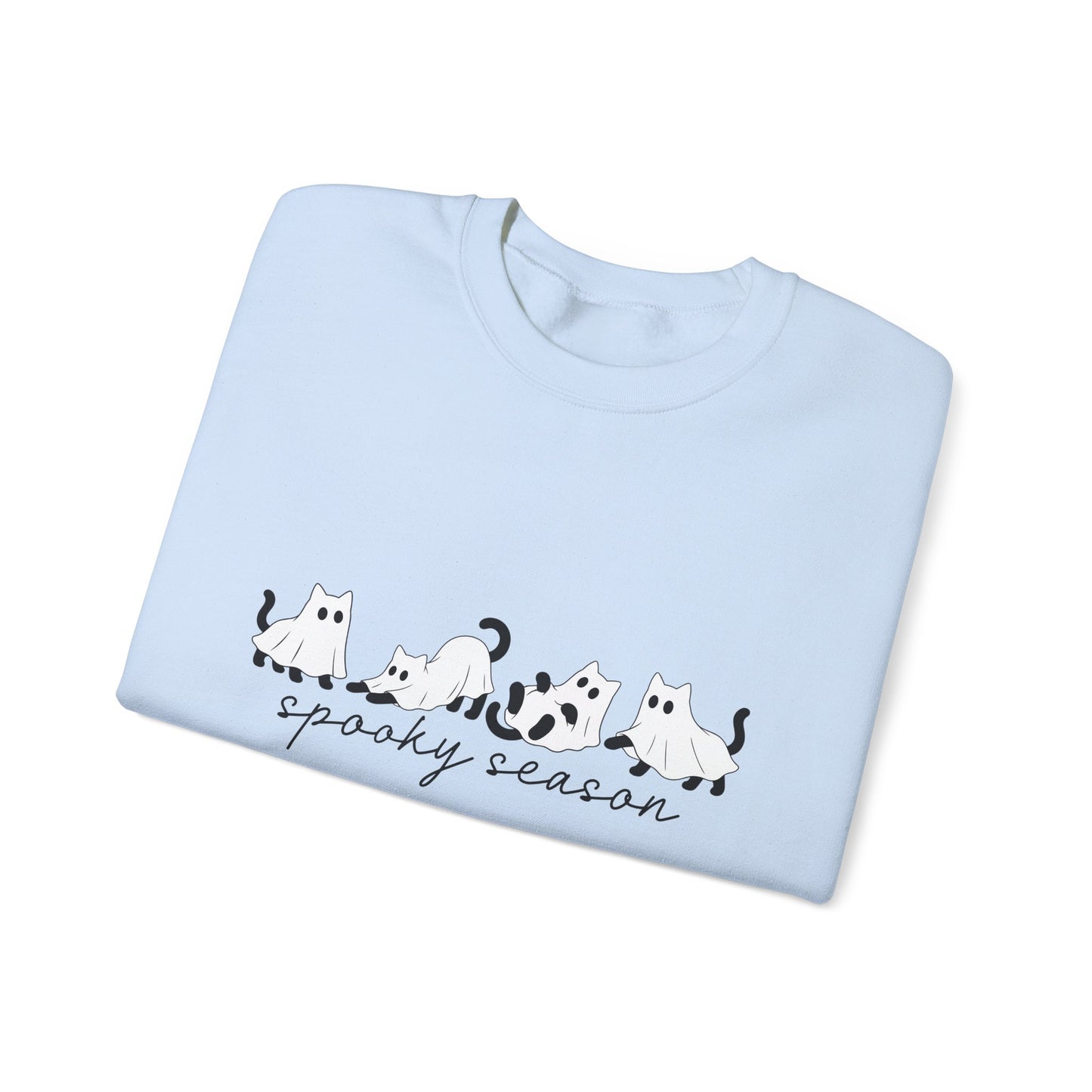 Spooky Season Cats Crewneck Sweatshirt