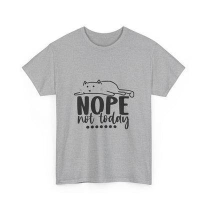 Nope Not Today Cat Tee — Cute Lazy Cat Graphic T‑Shirt