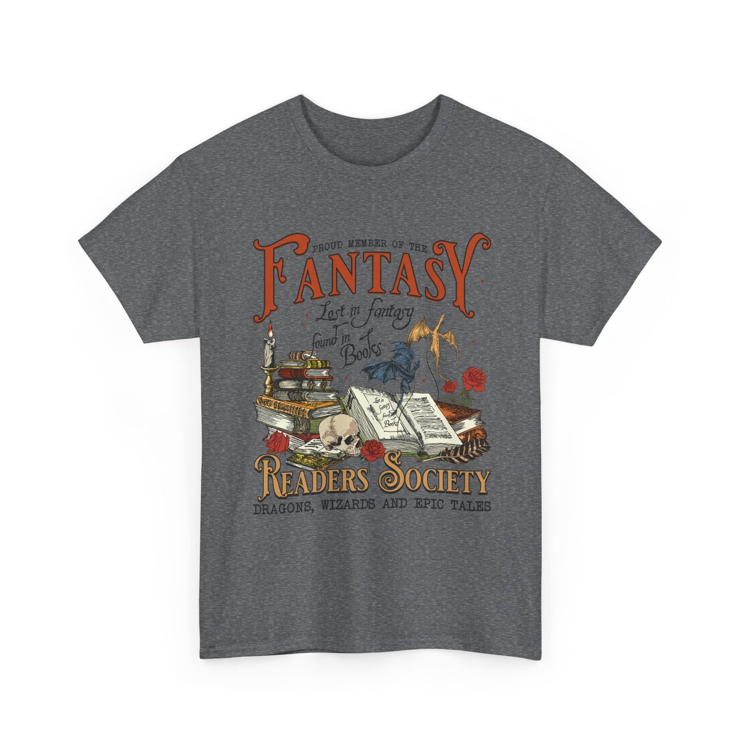 Fantasy Reader Society T-Shirt Booklover Tee