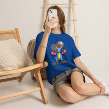 Dragon Heart T‑Shirt — Cute Blue Dragon 'Here Be Dragons' Tee