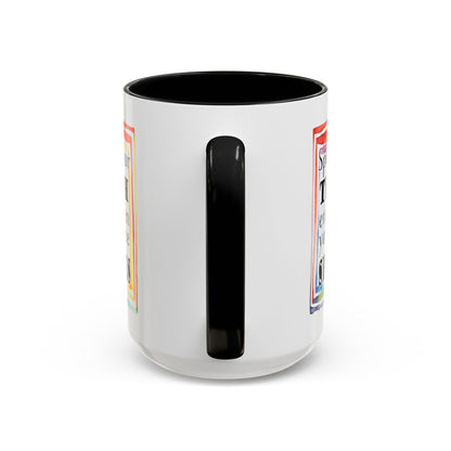 Customizable Accent Coffee Mug — "Speak Your Truth Even When Your Voice Shakes" Inspirational Ceramic Mug