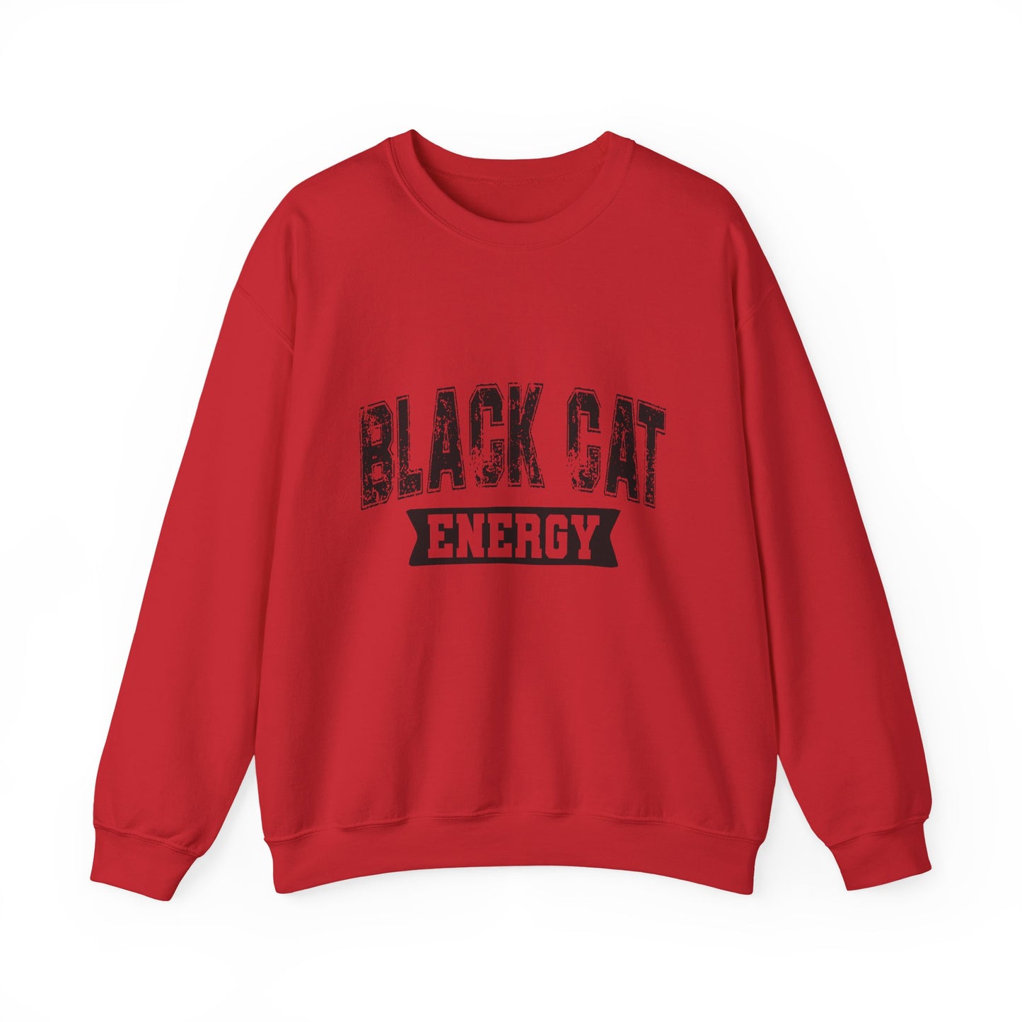 Black Cat Energy Crewneck Sweatshirt
