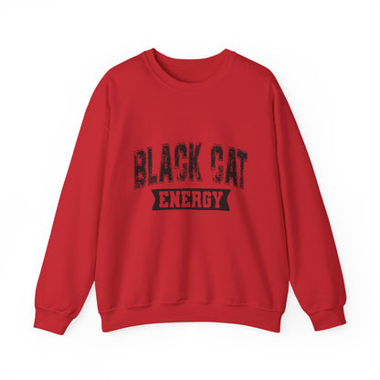 Black Cat Energy Crewneck Sweatshirt
