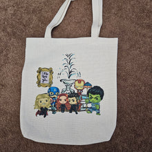 Friends and Heroes tote bag