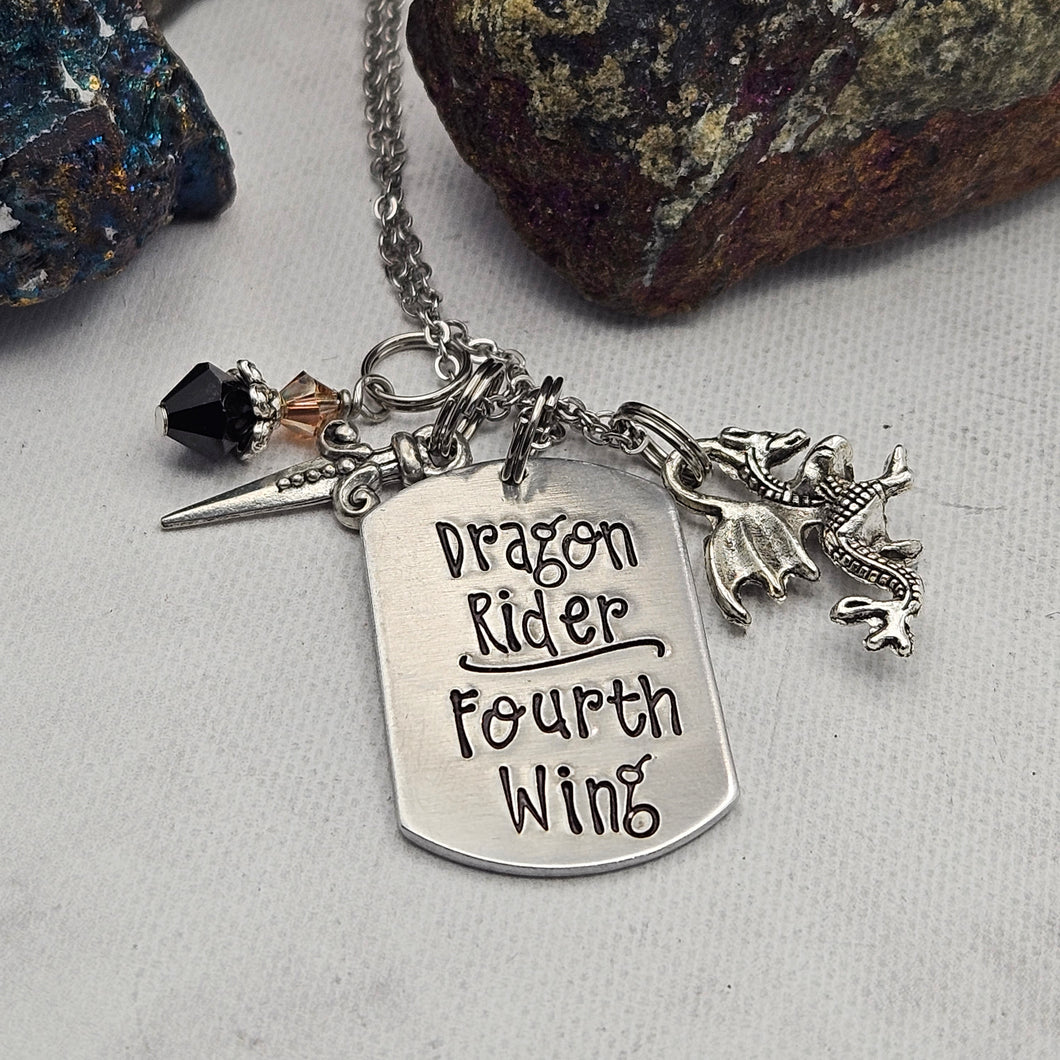 Dragon Rider ~ Fourth Wing - Charm Necklace
