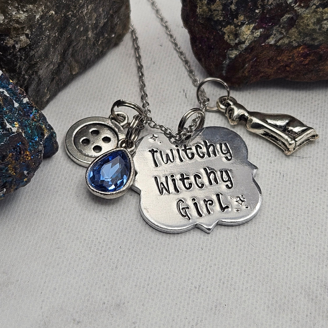 Twitchy Witchy Girl- Charm Necklace