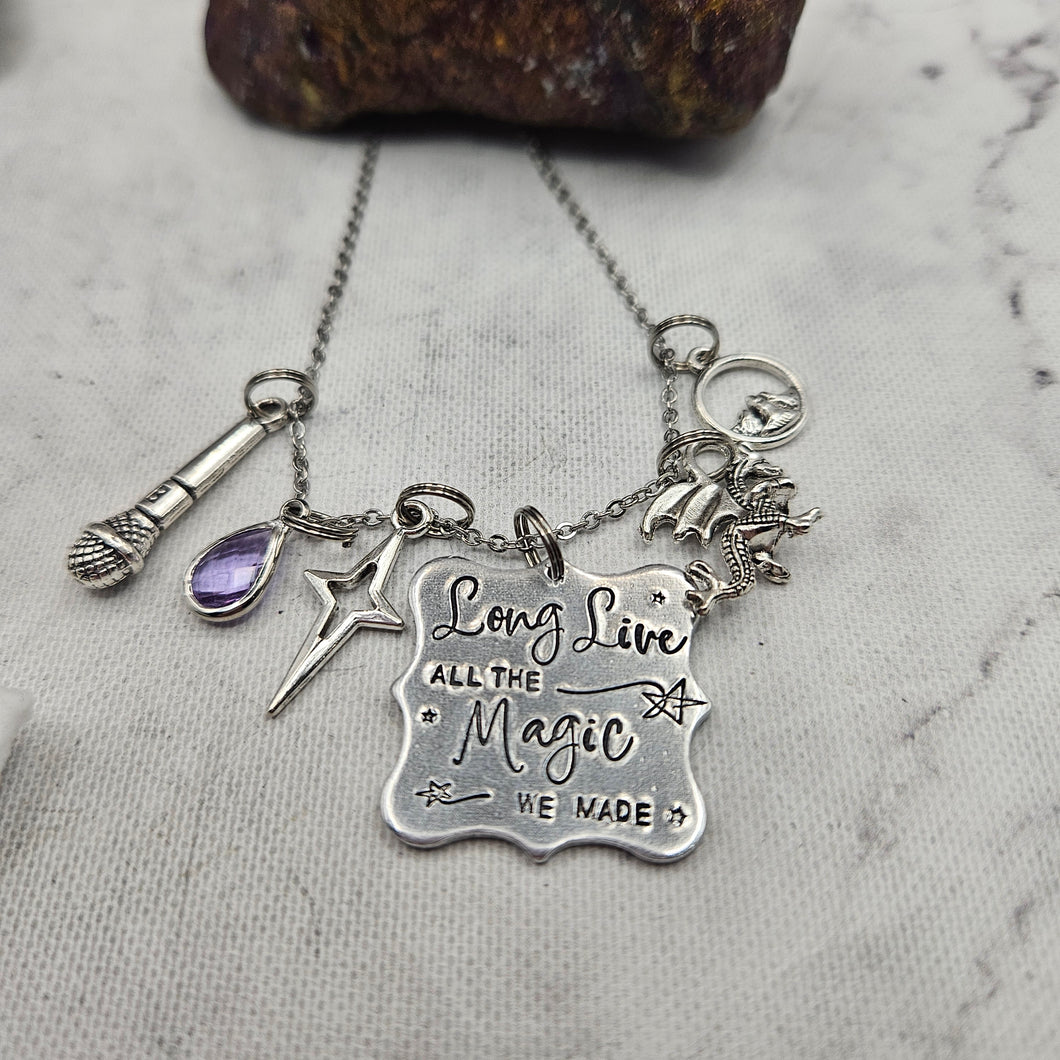 long live all the magic we made - Charm Necklace