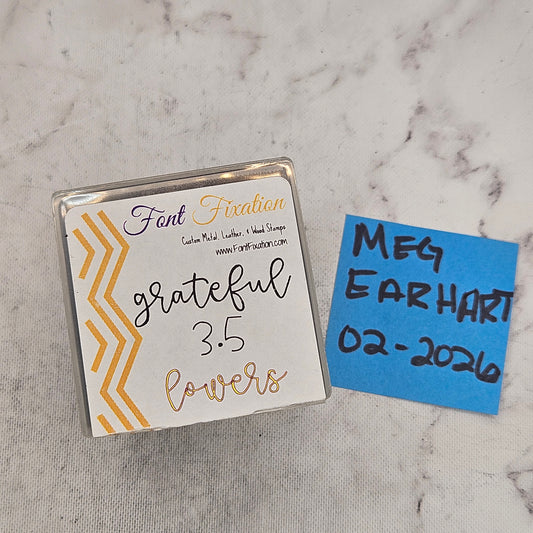 grateful 3.5 lower case - Font Fixation Destash