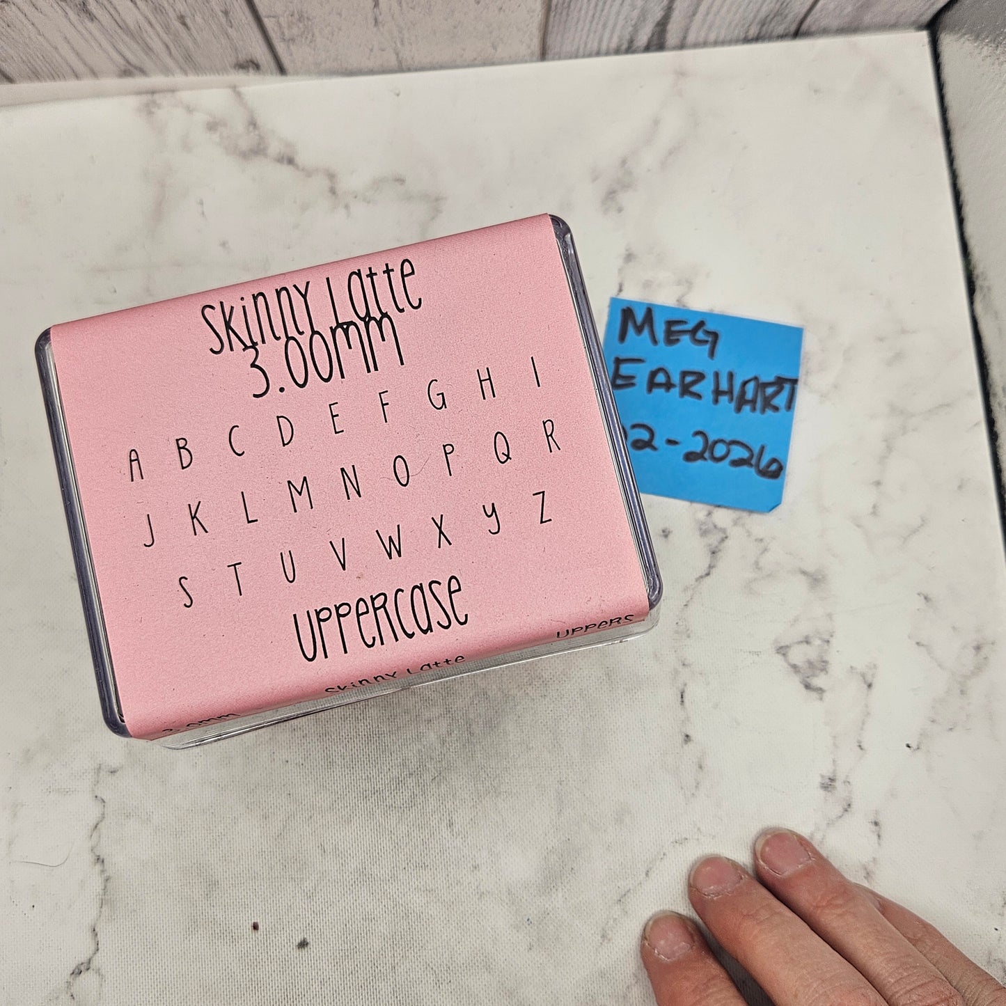 Skinny Latte 3mm upper case  - Morando Destash