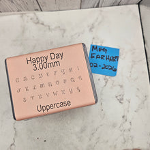 Happy Day 3mm upper case  - Morando Destash