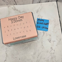 Happy Day 3mm lower case  - Morando Destash