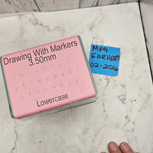 Drawing with markers 3.5mm  lower case  - Morando Destash
