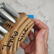 Jenna Sue - custom font 4mm upper and lower PLUS numbers silver version  - Morando Destash