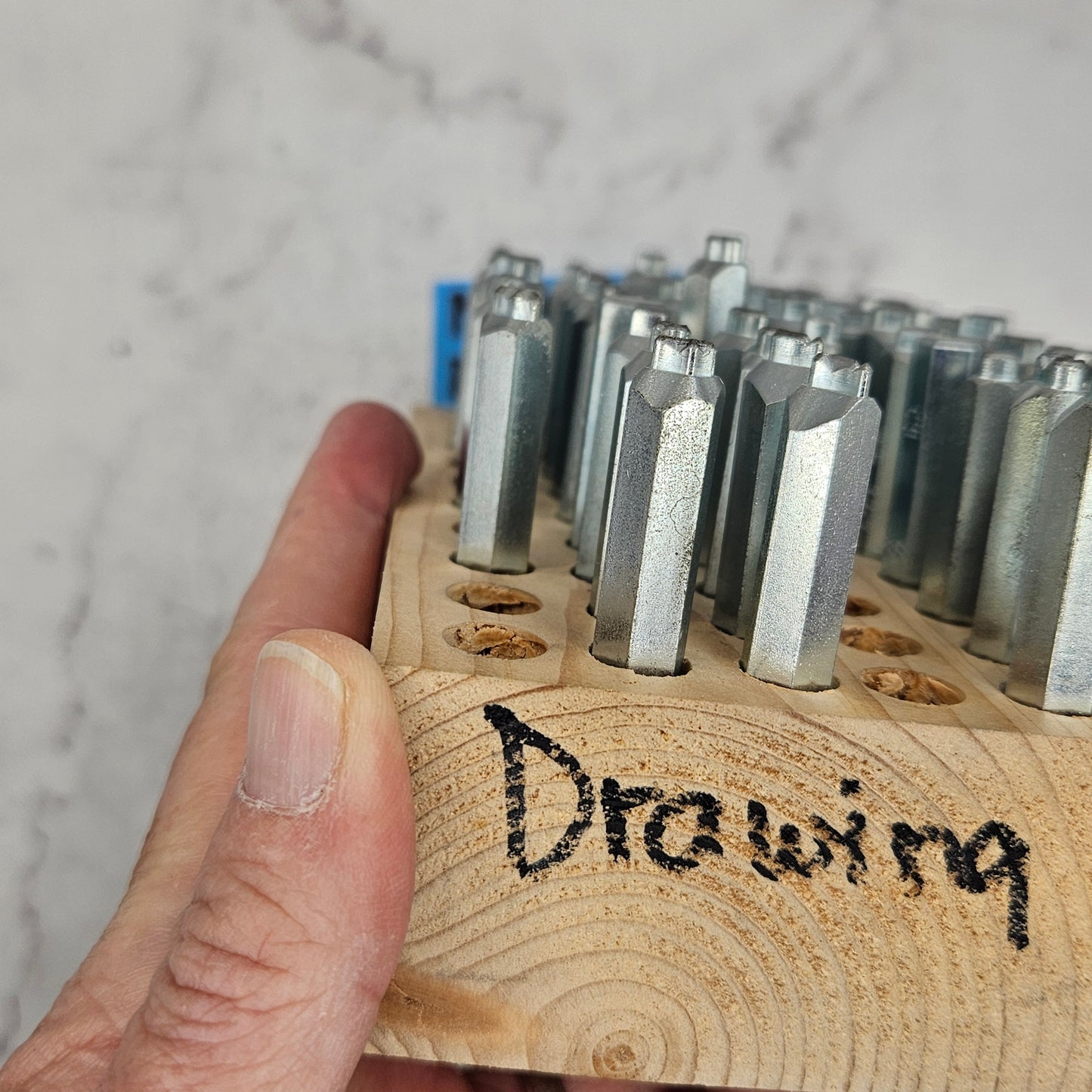 Drawing with Markers 3.5mm upper and lower PLUS nuumbers silver version  - Morando Destash