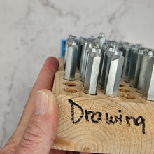 Drawing with Markers 3.5mm upper and lower PLUS nuumbers silver version  - Morando Destash