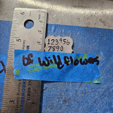 Of Wildflowers 3mm upper and lower PLUS numbers silver version  - Morando Destash