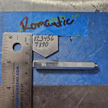 Romantic 3.0mm Numbers  - Morando Destash silver version