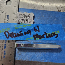 Drawing with Markers 3.5mm upper and lower PLUS nuumbers silver version  - Morando Destash