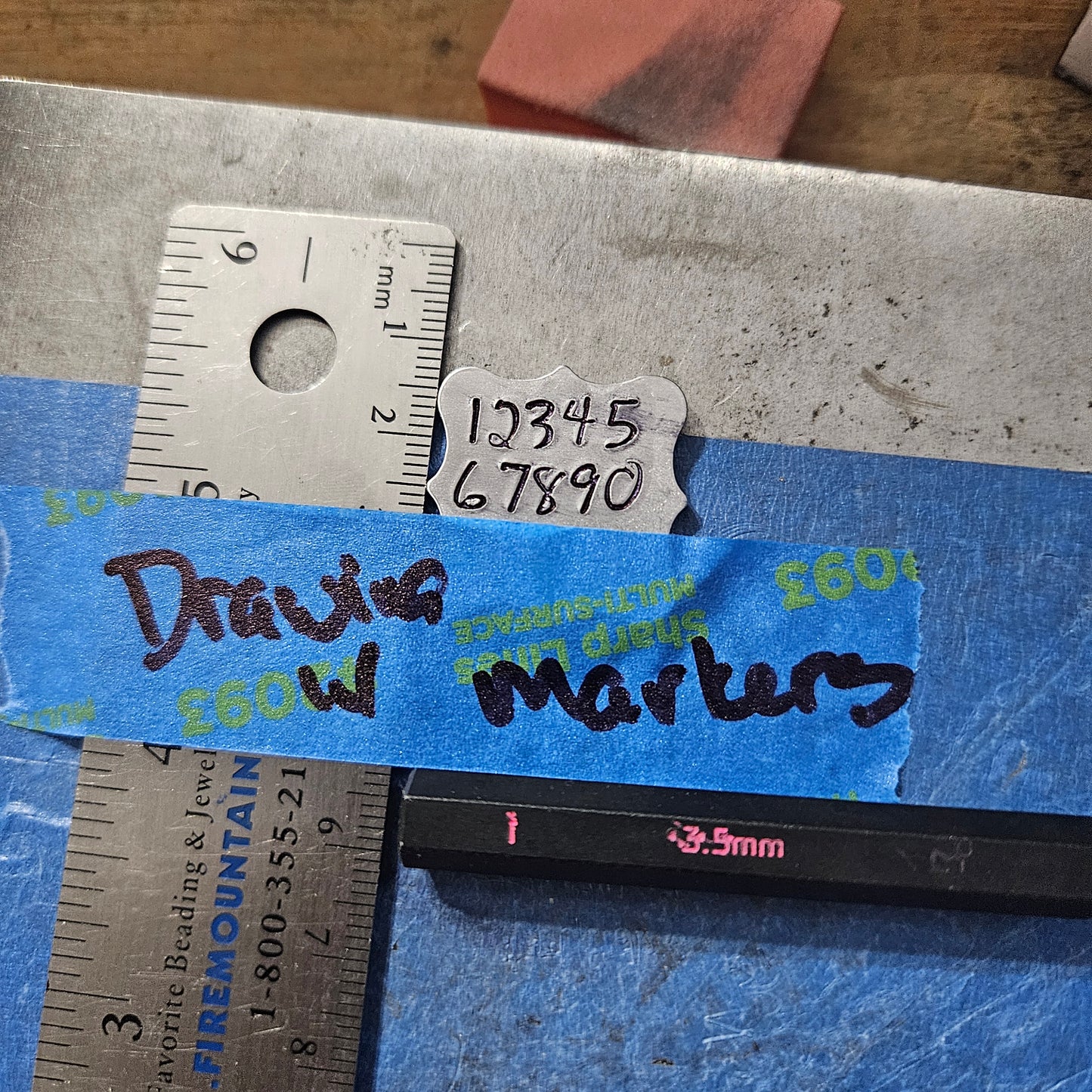 Drawing With Markers 3.5mm Numbers  - Morando Destash original version