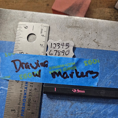 Drawing With Markers 3.5mm Numbers  - Morando Destash original version