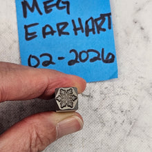 Snowflake  approx 8mm   Design Stamp - Beaducation destash