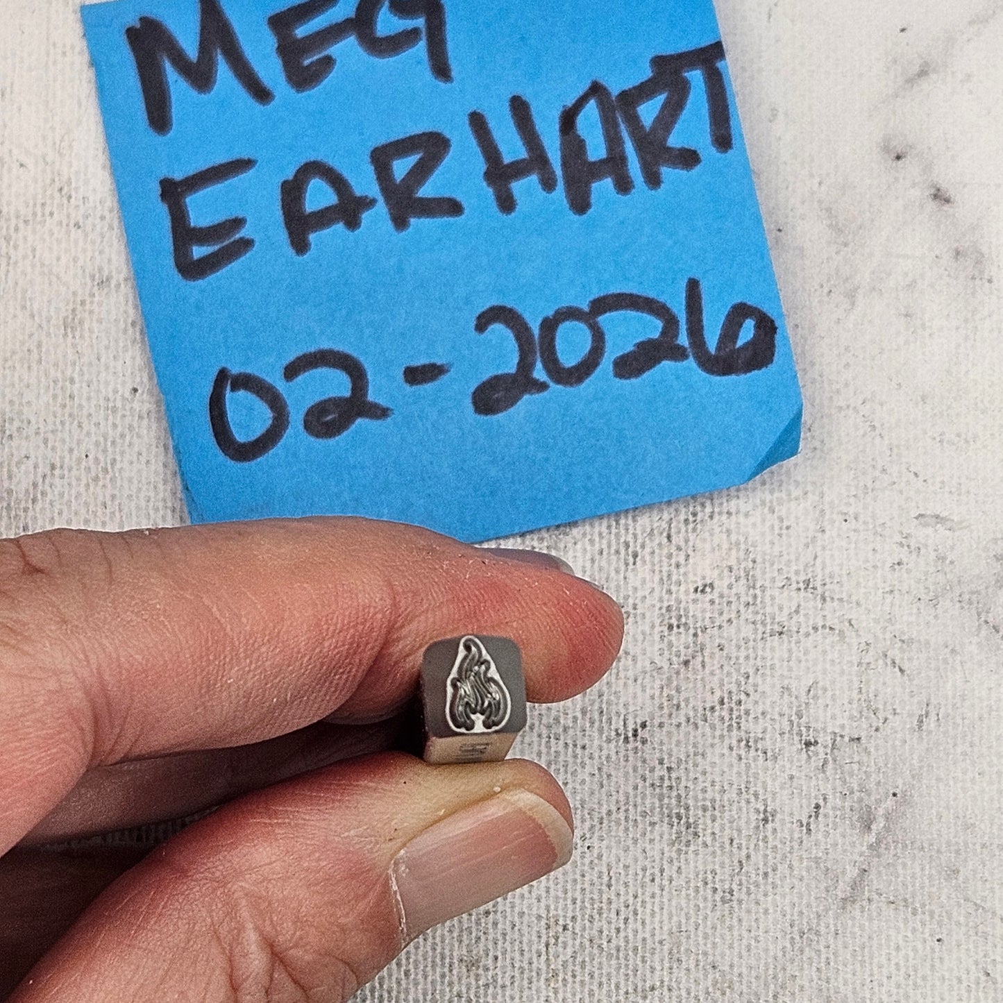 Sacred Heart Flame Design Stamp - Font Fixation destash