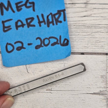 Raven R  5.5mm Design Stamp - Font Fixation destash