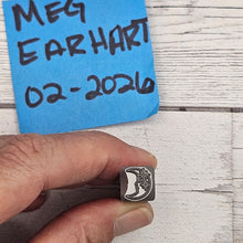 Moon Stars 8mm Design Stamp - Font Fixation destash