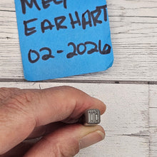 Books  standing 5.5mm Design Stamp - Font Fixation destash