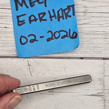 Books  standing 5.5mm Design Stamp - Font Fixation destash