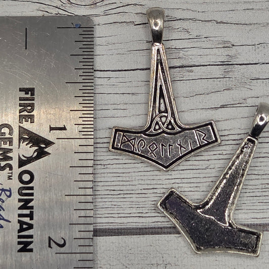 Mjolnir (Thor's Hammer) charm - lot of 5