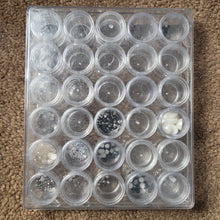 Flat Back Swarovski Crystals, pointed back crystals and storage box