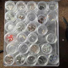 Flat Back Swarovski Crystals, pointed back crystals and storage box