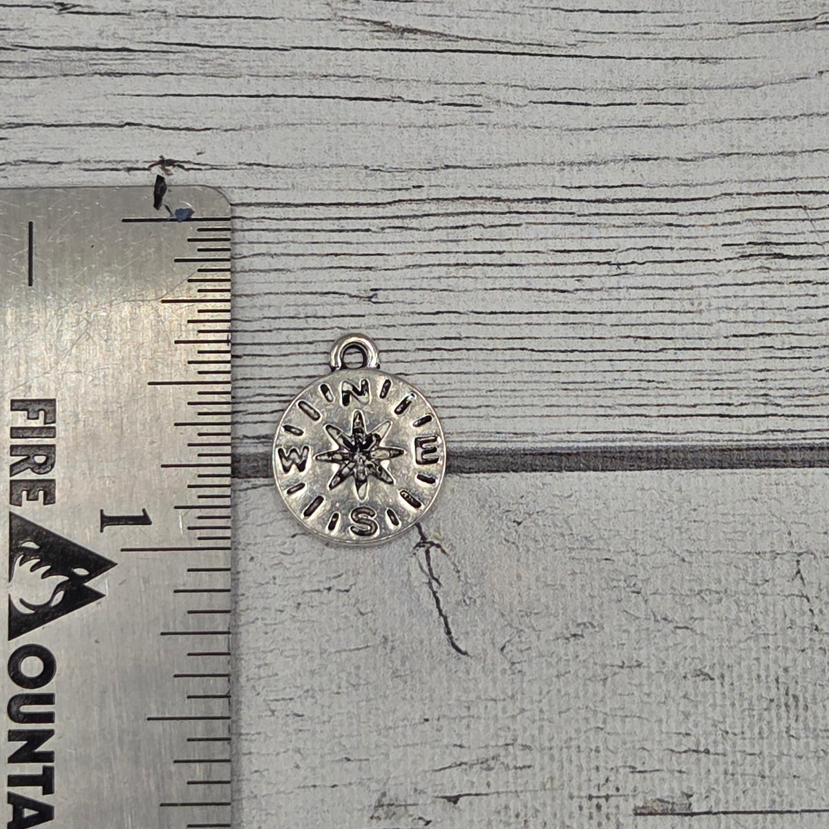 Vintage compass charm - lot of 10