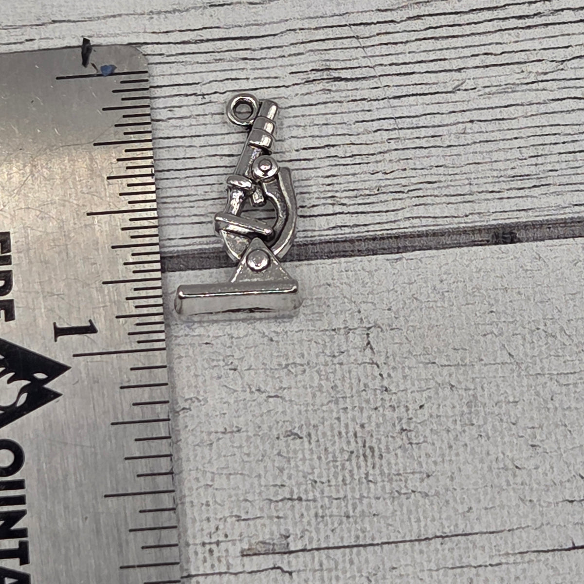 Microscope charm - lot of 9