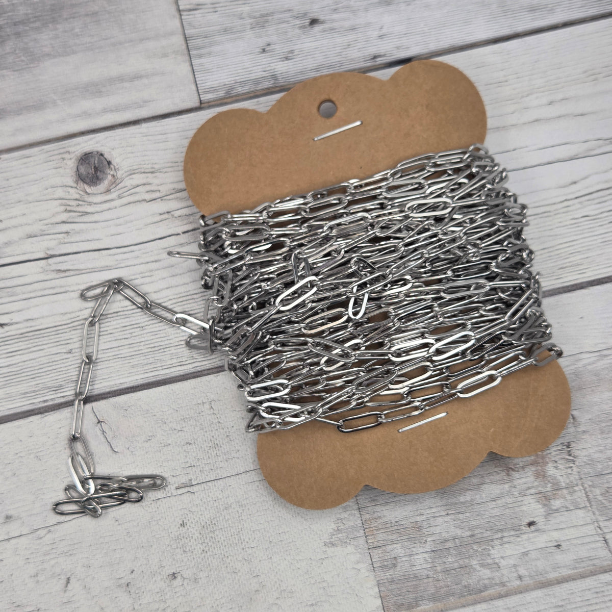 SPOOL paperclip chain - approx 25'