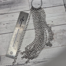 Stainless steel charm bracelet chains with lobster claw