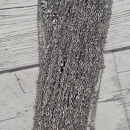 Bead ball chain - stainless steel - 24"