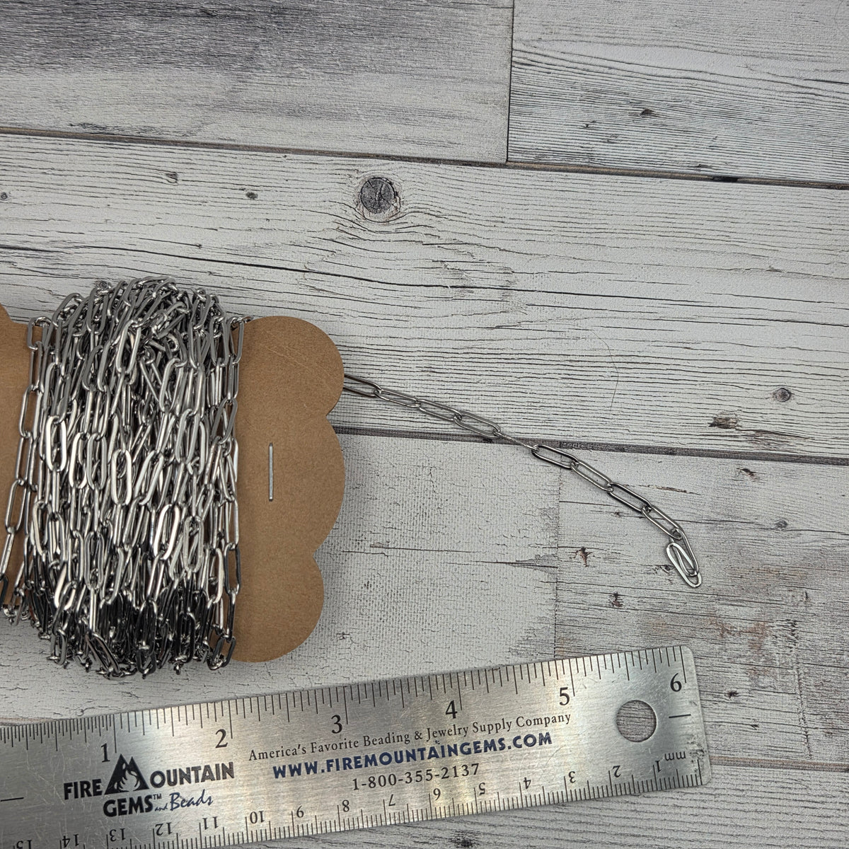 SPOOL paperclip chain - approx 25'