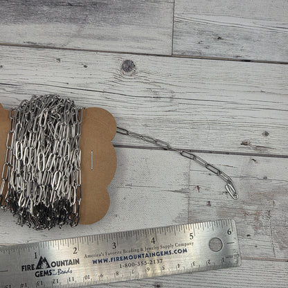 SPOOL paperclip chain - approx 25'