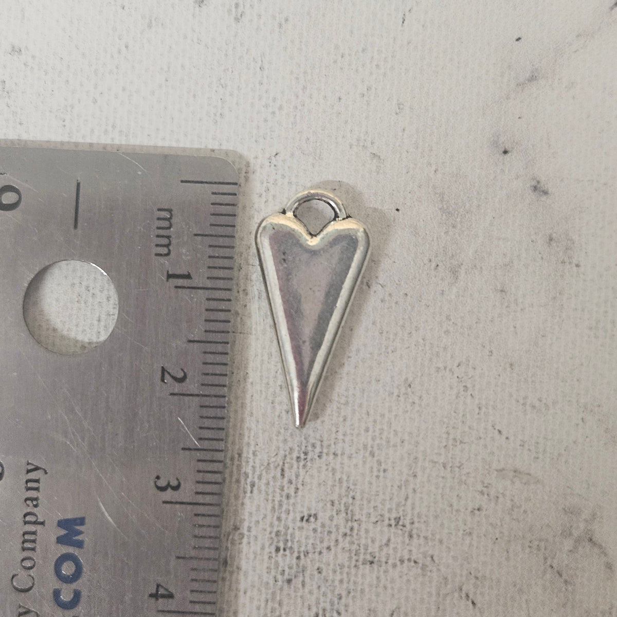 Tall narrow solid heart - lot of 5