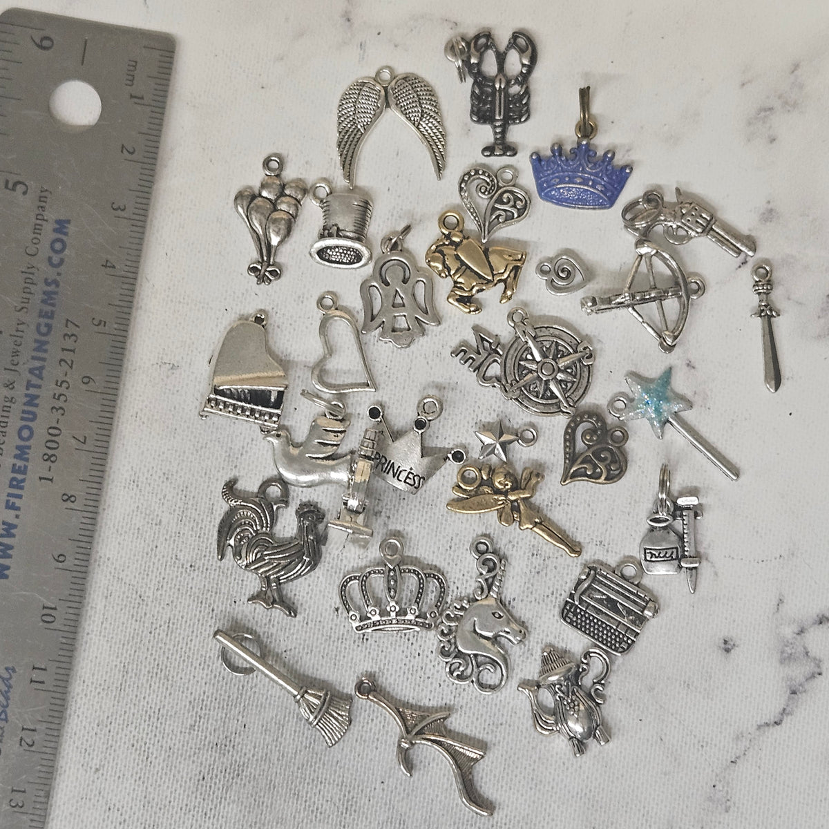 Mystery charm pack - lot of 40 mixed charms