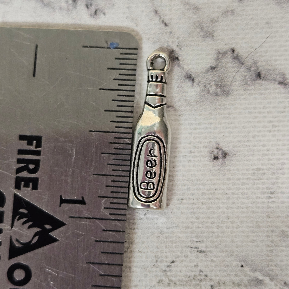 Beer Bottle Charm - lot of 10