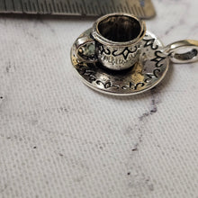 Tea Cup and saucer Charm - lot of 10